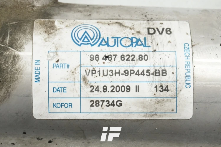 Chłodnica spalin 1.6 HDI 9646762280 Citroen C4